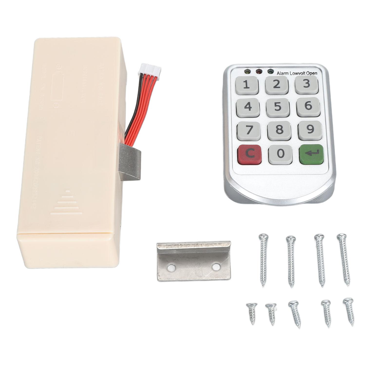 

Digital Electronic Coded Lock Keyless Entry Cabinet Password Lock Keypad Lock For Wardrobe Shoe Cabinet Bedside Table