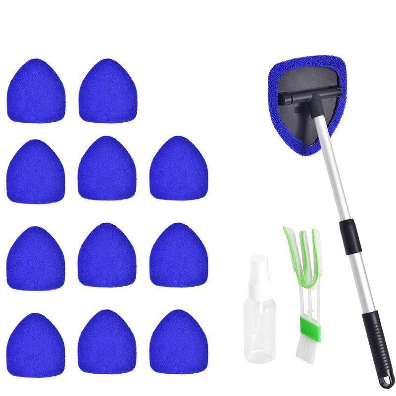 Telescopic Car Windshield Cleaning and Defogging Brush Set