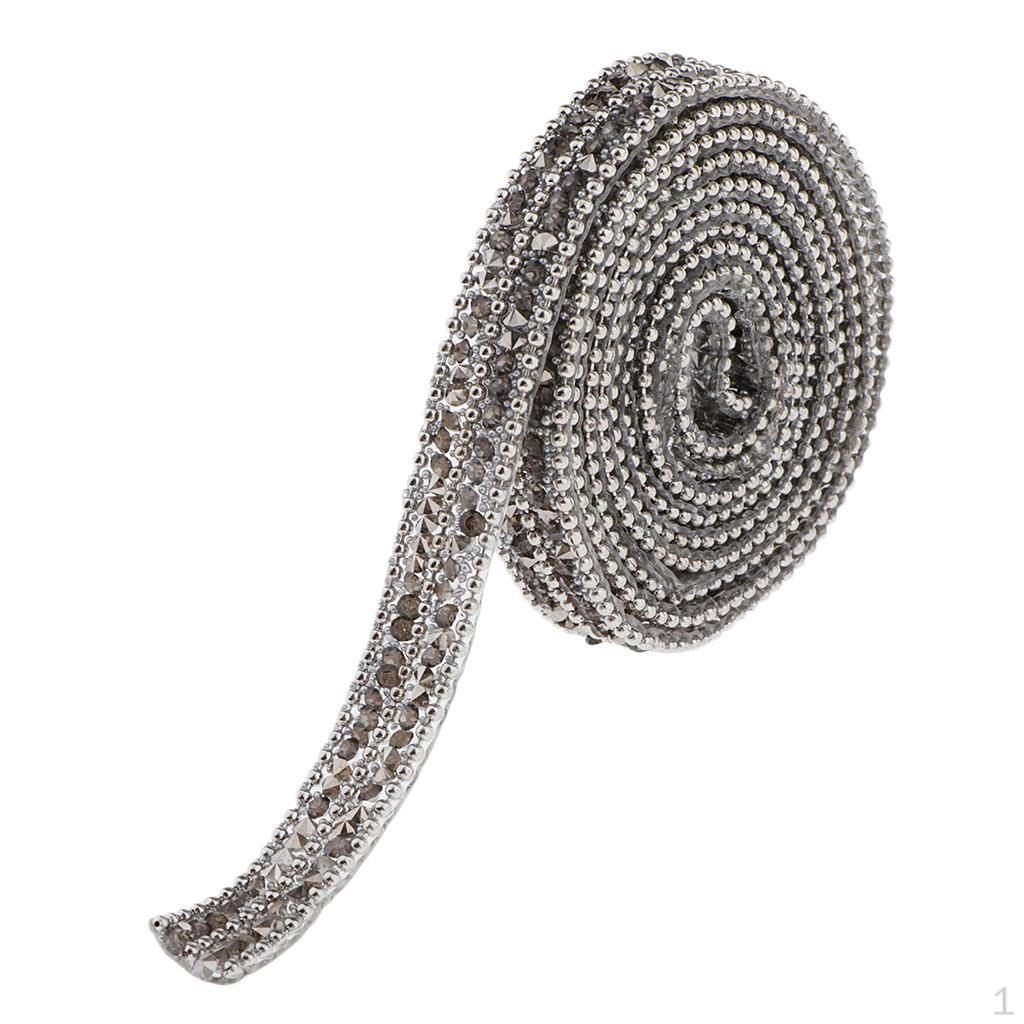 Аппликация из хрустальных стразов мм Clear Gray