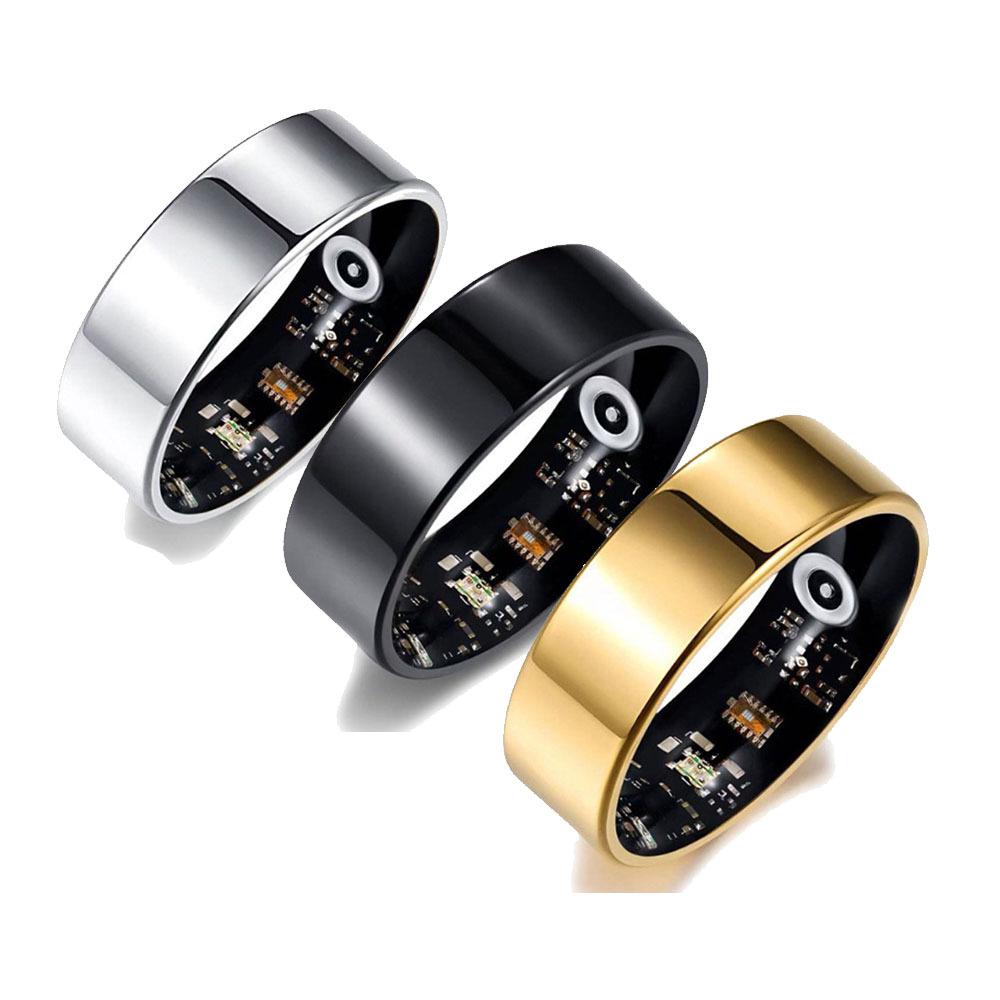 Unisex Waterproof Smart Fitness Ring: Heart Rate & Blood Oxygen Tracker, Multi-Mode Sport Accessory