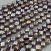 10-11mm Natural Purple Four-Leaf Clover Baroque Freshwater Pearl Strand 36cm Loose Beads for DIY Necklace Jewelry Making