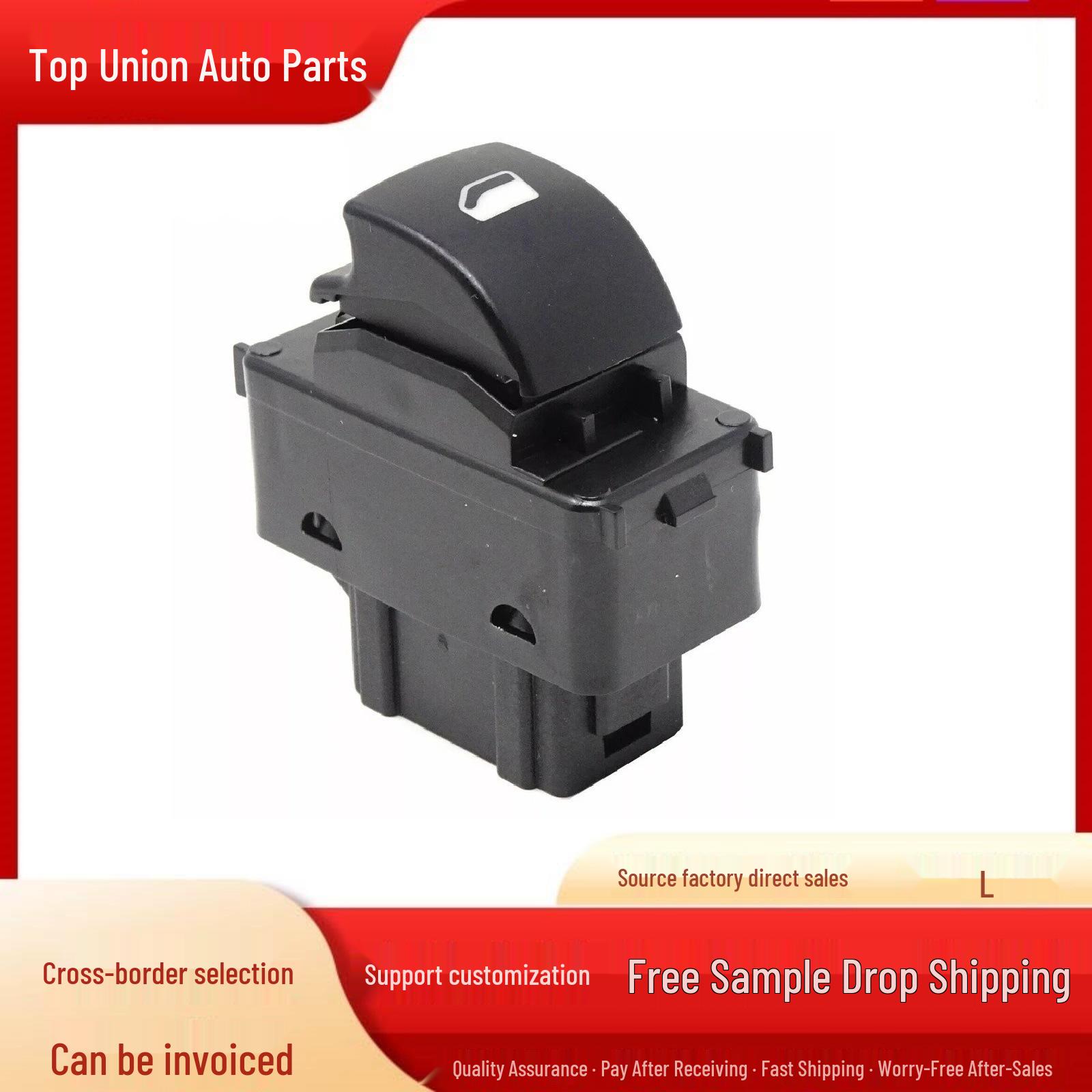 Peugeot 207/Citroen Electric Window Glass Lifter Switch (Single) 6490.E2 Electric