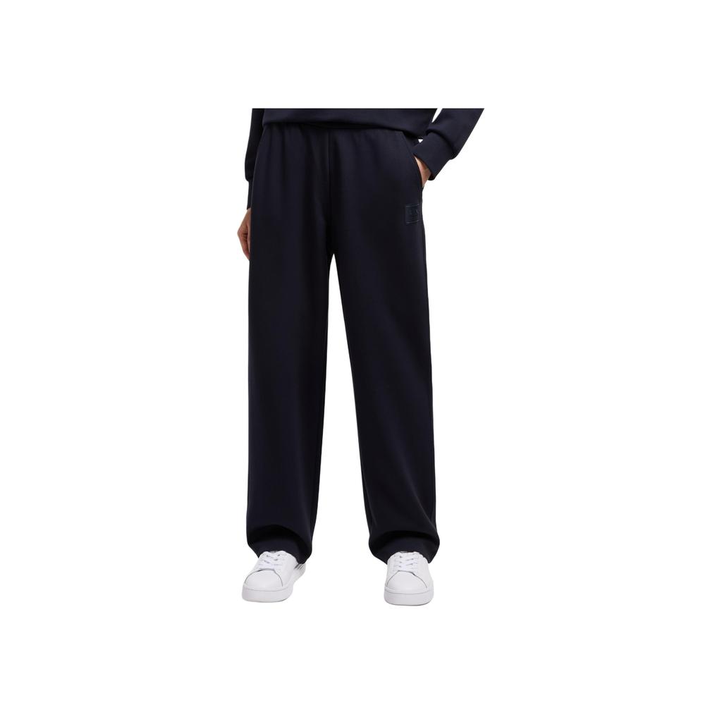 Armani Exchange Loose Long Straight Drop Casual Pants Women bottoms Navy-Blue XW000508-AF12819-UB100