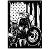 Vintage Retro Motorcycle Tin Sign Metal Wall Art Decor for Home Garage Man Cave Bar Cafe 20x30cm