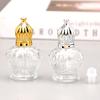 Perfume Bottling Gold Glass Mini Transparent Empty Sample Vial Essential Oil Bottles Refillable Bottles Dropper Bottles Perfume