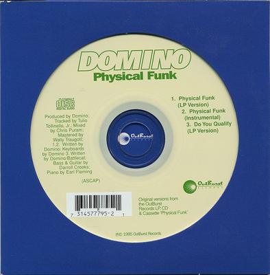 CD DOMINO - Physical Funk STDD5OUTJK02 Outburst Record 1995 US Rap & Hip-Hop/R&B Gebraucht