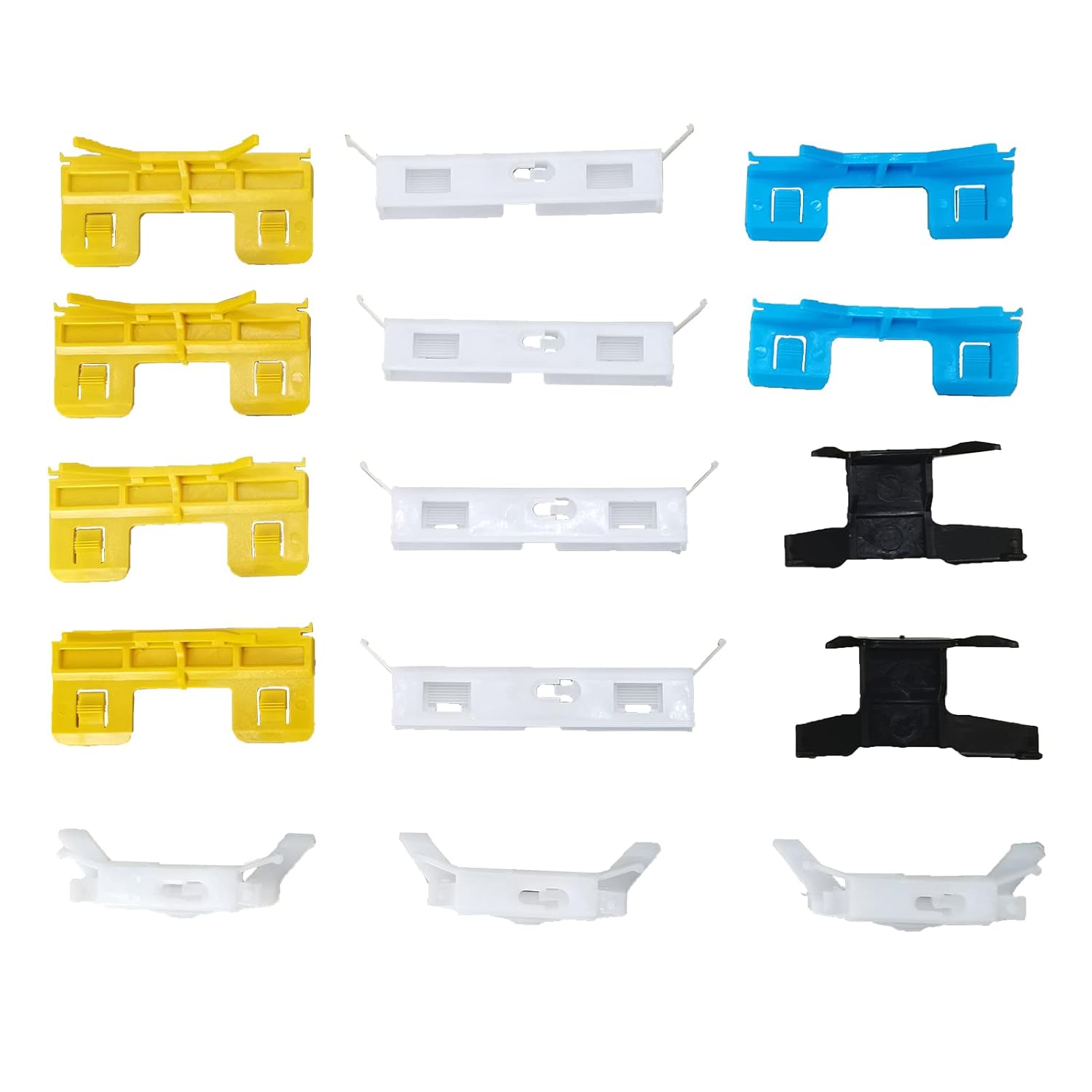 15pcs Windshield Roof Molding Clips Side Repair Set fit for Honda Civic Accord Acura Replace 91570SJD003 73154SNA003 73155SNA003 73153SNA003