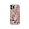 The new model is suitable for Apple mobile phone case 16promax bronzing snake pattern all-inclusive mobile phone case PC hard case oil edge protection