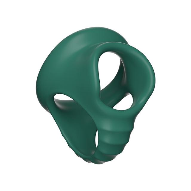 Anneau pénien en silicone à 4 trous SM Testicle Bondage Ball Stretcher Cock Cage Couple Lover Sex Shop pour hommes Fournitures sexuelles à retardement plus long