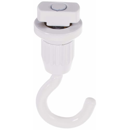 TOSO White Stainless Steel and Brass Picture Rail Hook PT30AH