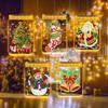 DIY Diamond Painting LED Light Christmas Tree Snowman Drawing Kit Bedside Night Light Drilling Arts Crafts Lamp Xmas Home Decora