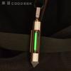 Titanium Tritium Trachea Keychain Self-luminous 25-year Necklace Pendant Removable Nuclear Reactor Tip Design
