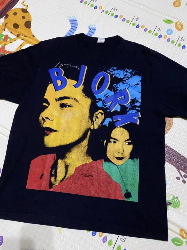 Rare singer Bjork Pop Art Army of Me Fanmade Rap Tee Bootleg by Nostalg XXXXL