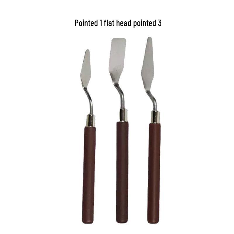 Stainless Steel Art Scraper Knife for Oil Painting and Gouache Pigment