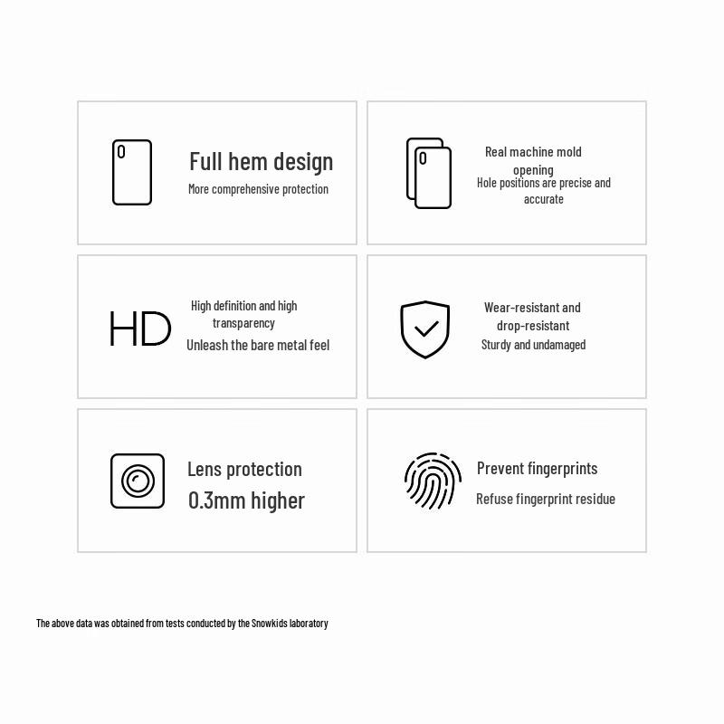 Snowkids Clear Anti-Fall Phone Case for Huawei Nova Series