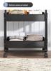 Durable Wheeled Clothes & Hat Rack for Bedrooms/Dorms with Shelves - Thick, Simple Frame, Floor-Standing.