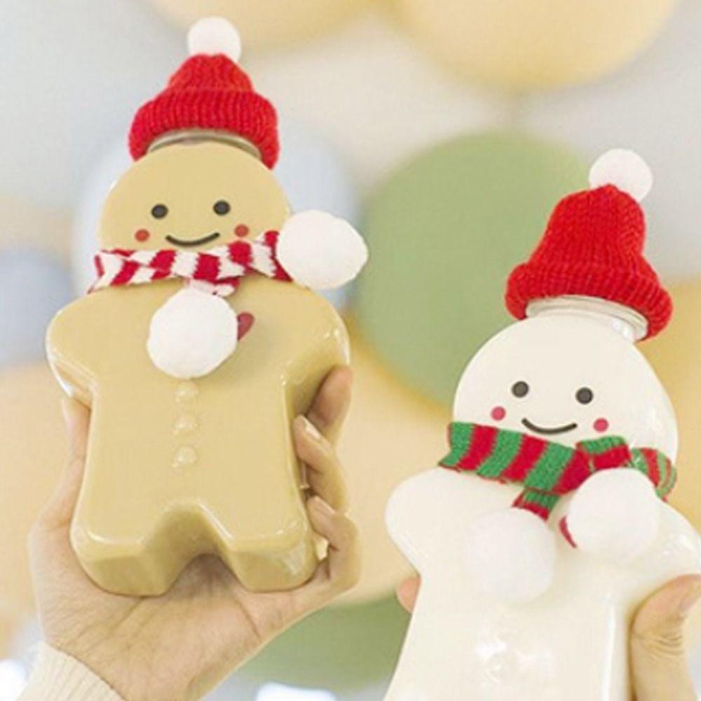 Handmade Christmas Knitting Ribbon Classical Stripe Ribbon Woolen Yarn Ribbon Christmas Decoration