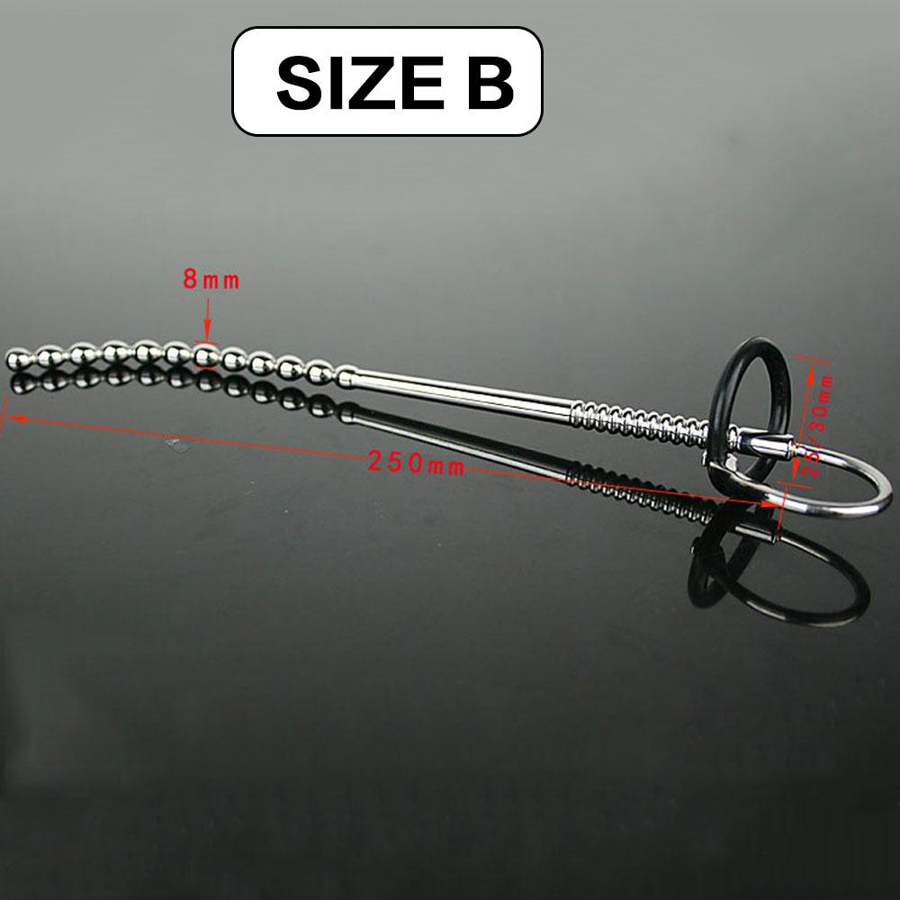 Male Urethral Sound Penis Plug Probe Catheter Prince Wand Male Hands Free Masturbator Ball Stretcher Sex Toy For Man New
