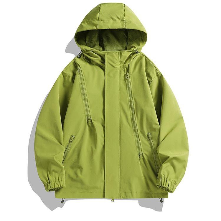 Spring New Outdoor Sports Solid Color Jacket for Men and Women