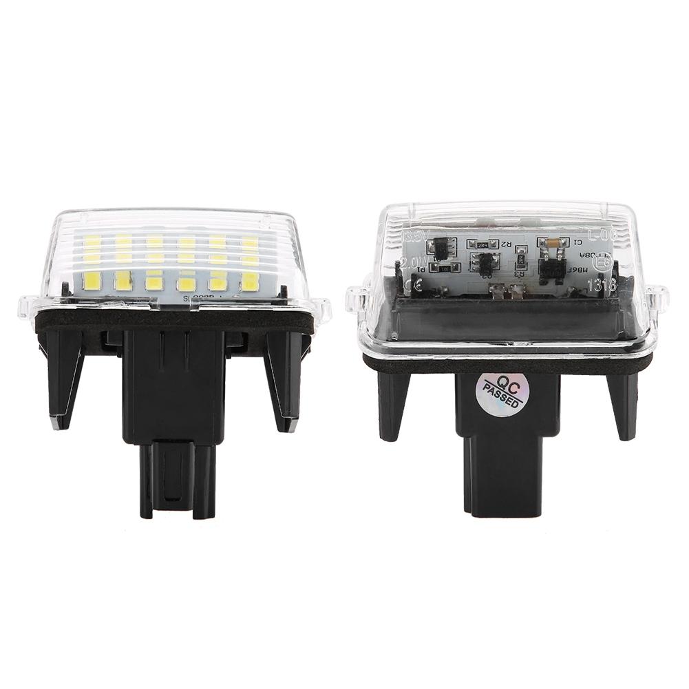 1 Pair LED Number License Plate Light Lamp Fit for Toyota Corolla 2014