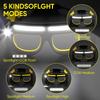 Motion Sensor Rechargeable LED Safety Glasses Headlight Multifunctional Headlamp For Outdoor Working Riding Night Fishing