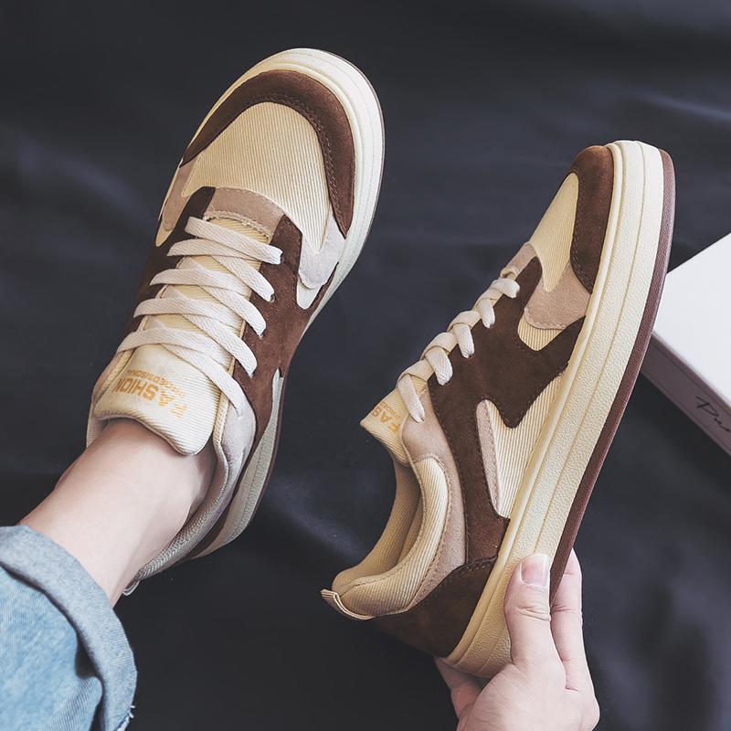 

Spring low-top new Korean version of trendy canvas trendy shoes casual sports board shoes versatile 2025 cloth shoes men s shoes 39