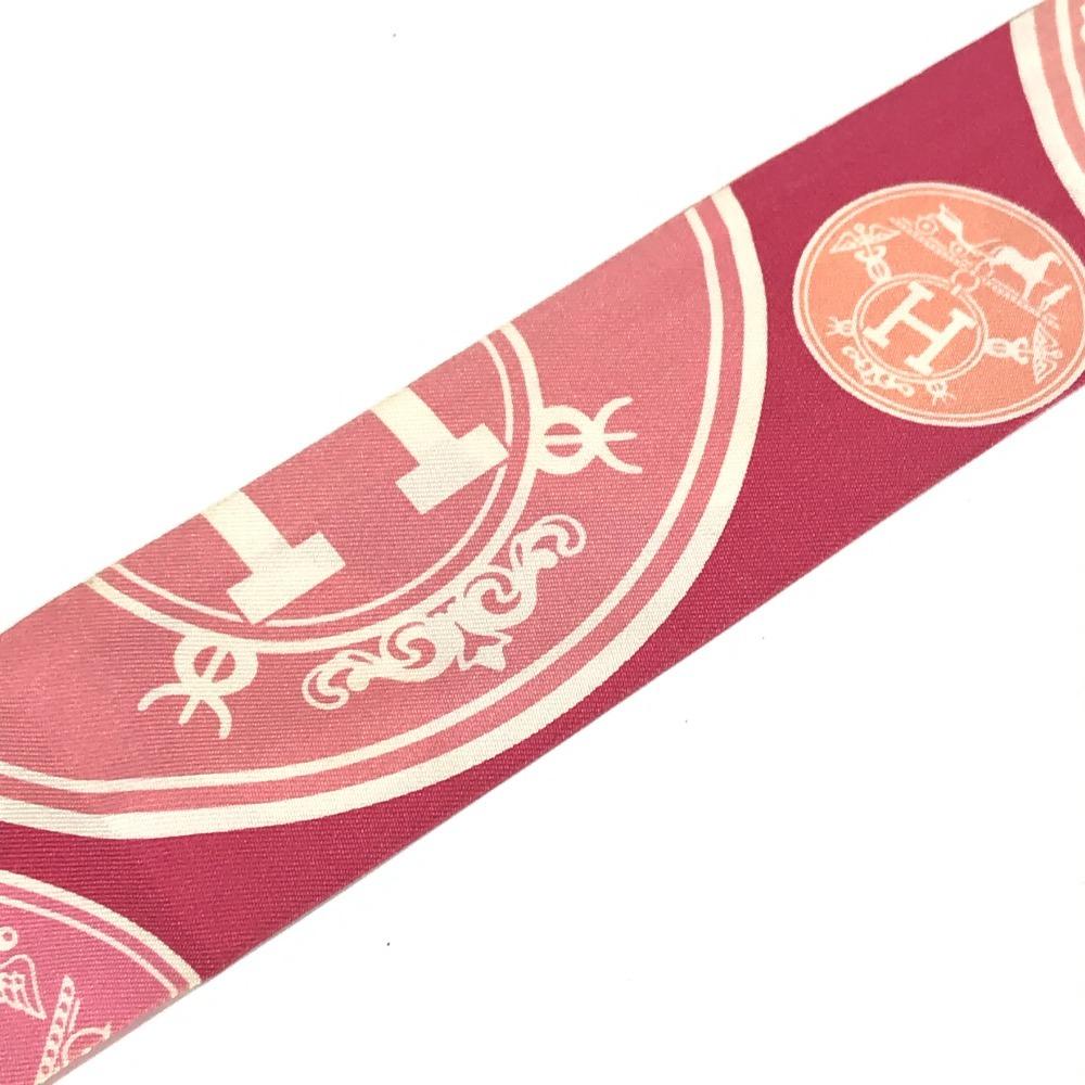 Hermes Twilly Scarf Silk Pink