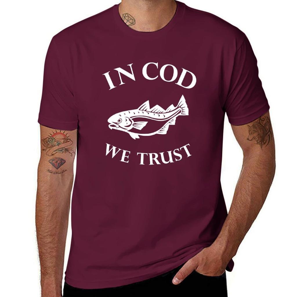 In Cod We Trust Tshirt Vintage Graphics Sublime Unisexs Tshirt