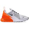 Nike Air Max 270 Blanco Negro Naranja Mujer AH6789-104