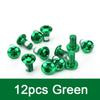 12pcs Bicycle Disc Brake Rotor Torx Bolts T25 M5x10mm Stainless Steel MTB Road Mountain Bike Fixing Screws Cycling Accessory