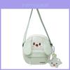 Animal Cartoon Dog Single Shoulder Bag With Durable Oxford Fabric For Kids School Daily Use