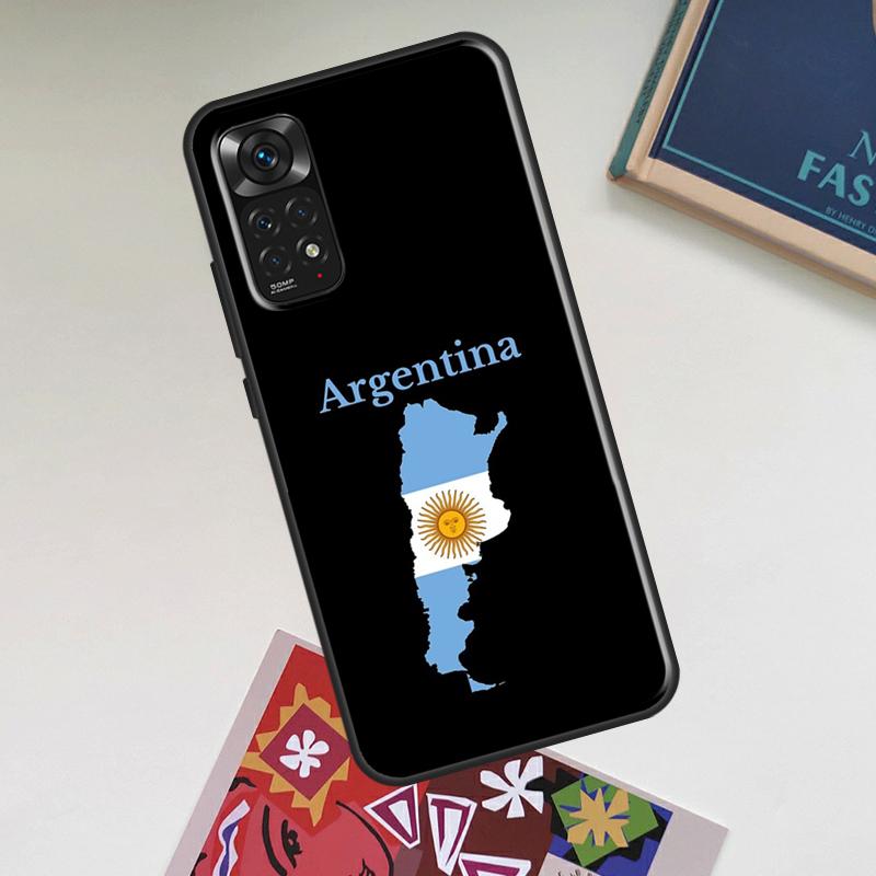 Argentina Flag Case For Xiaomi Redmi Note 12 Pro Plus 8 9 10 11 Pro 8T 9S 10S 11S 12S 9C 10A 10C 12C Cover