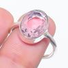 Natural Pink Kunzite Gemstone 925 Sterling Silver Jewelry Ring Size 7 AR-16134