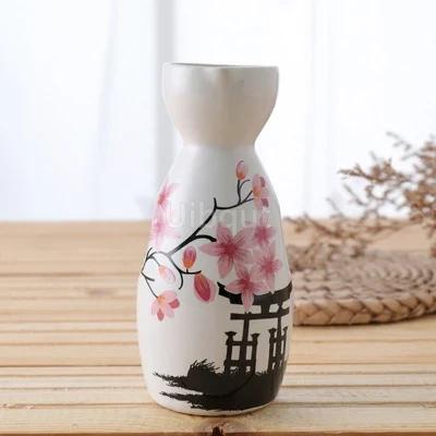 Restaurant decoration Decorative sashimi Salmon garnish bottle Dry ice small pot ice cup Wine bottle Japanese creative ceramics