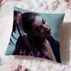 h-Hailee Steinfeld Cushion Cover Premium Comfort Reversible Pillow Cove -Two In One Design for Any Room & Car Interior