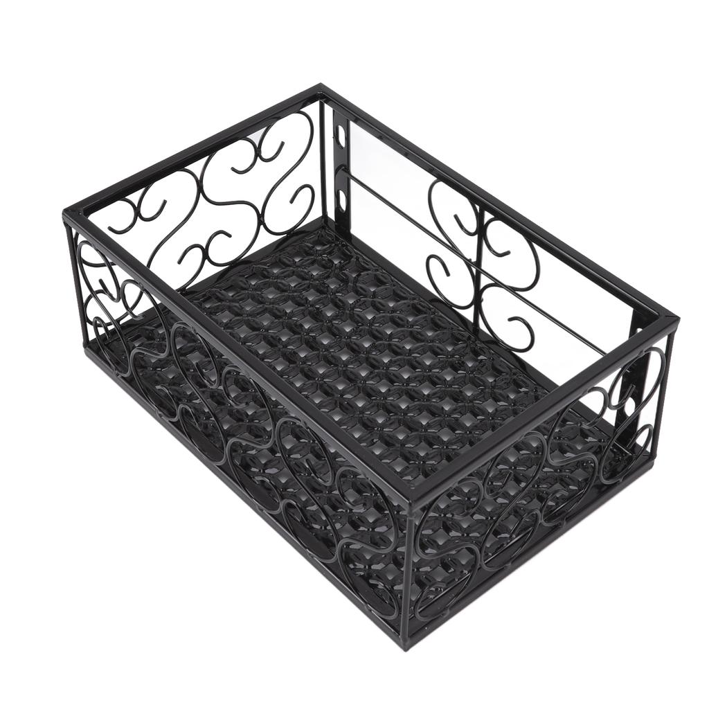 Balcony Flower Pot Stand Thickened Iron Decorative Patio Railing Shelf With Retainers for Windowsill