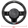 38cm Carbon Fiber Car Steering Wheel Cover For BMW Mini Cooper JCW Works R56 R50 F54 F55 F56 F57 F60 R52 R53 R55 R57 R58 R59 R60