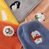 Cotton Baby Bath Towel Cute Coral Velvet Absorbent Face Hand Towel Kids Wipe Washcloth Newborn Infant Kids Shower Towel 25*50cm