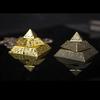 Pyramid Fingertip Gyroscope  Desktop Toy Ancient Egyptian Metal Retro Anti Anxiety Fidget Spinner For Kids Children Adutls Gifts