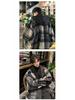 Men's Retro Plaid Patchwork Wool Hooded Jacket - Double-Sided, Thickened Outerwear for Autumn/Winter