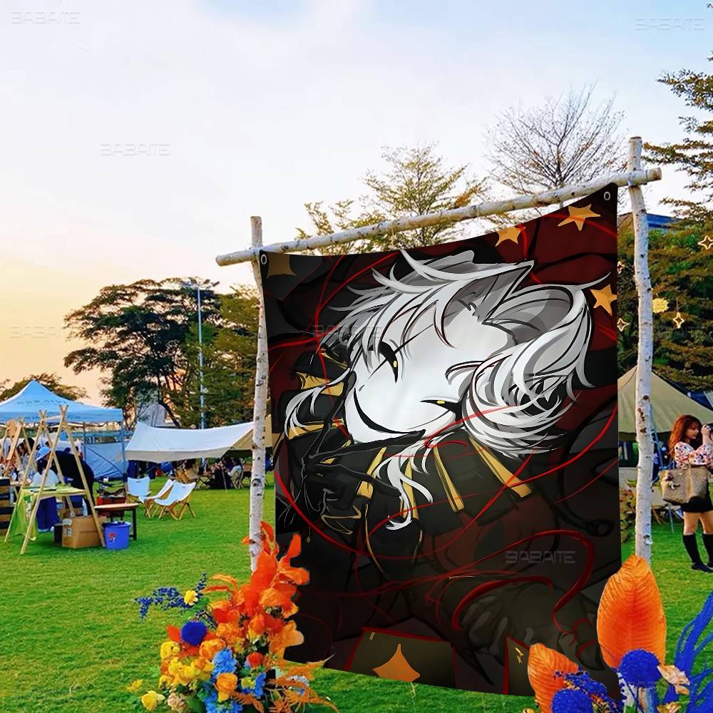 Amine De Freak Circus Pierrot Cartoon Vlag Wandkleed Banner Decoratie Huishouden Huisdecoratie