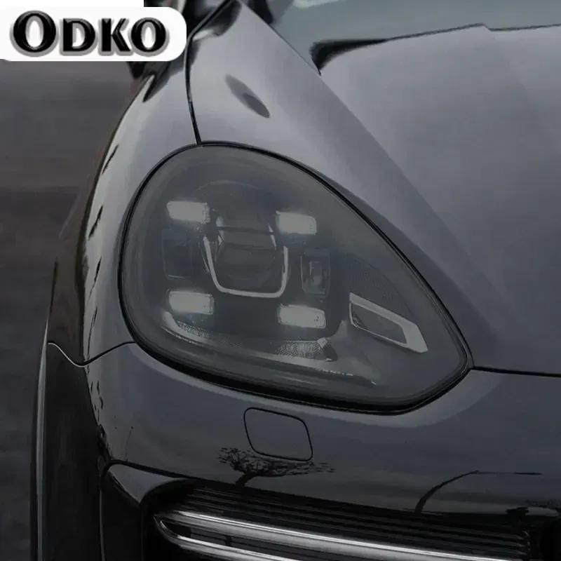 Per Porsche Cayenne 958 2011-Presente GTS Turbo Pellicola Protettiva Fari Auto Wrap Oscurante Fanali Posteriori Vinile Adesivo TPU Accessori