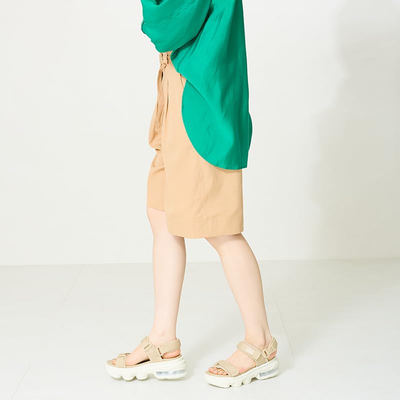 Oriental Traffic OT3216 Beige Fritidssandaler med Volum Doble Størrelser Damesåle, Rem, 23.0cm-23.5cm