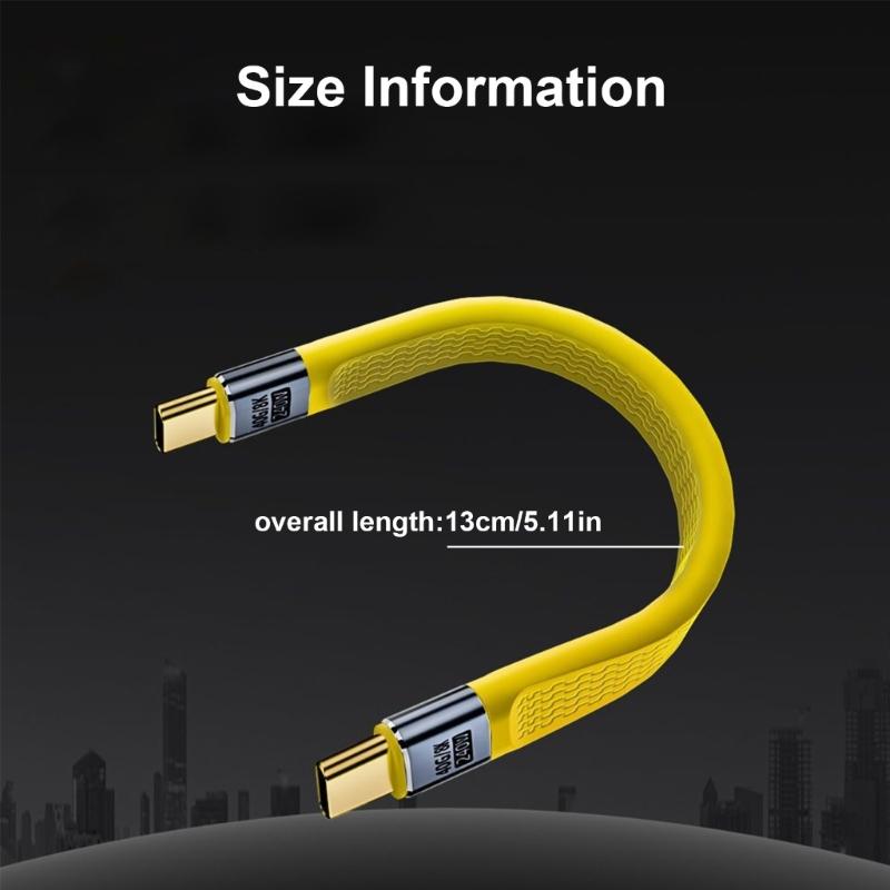 USB 4 Cable Speed 40Gbps USB C to USB C Cable for Fast Data Transfer 240W Charging Power 8K 60hz Video Thunderbolt3