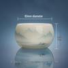 Hand-Painted Jade Ceramic Gongfu Tea Cup - Landscape Design, Perfect for Tea Tasting, Personal Use, or Gift.