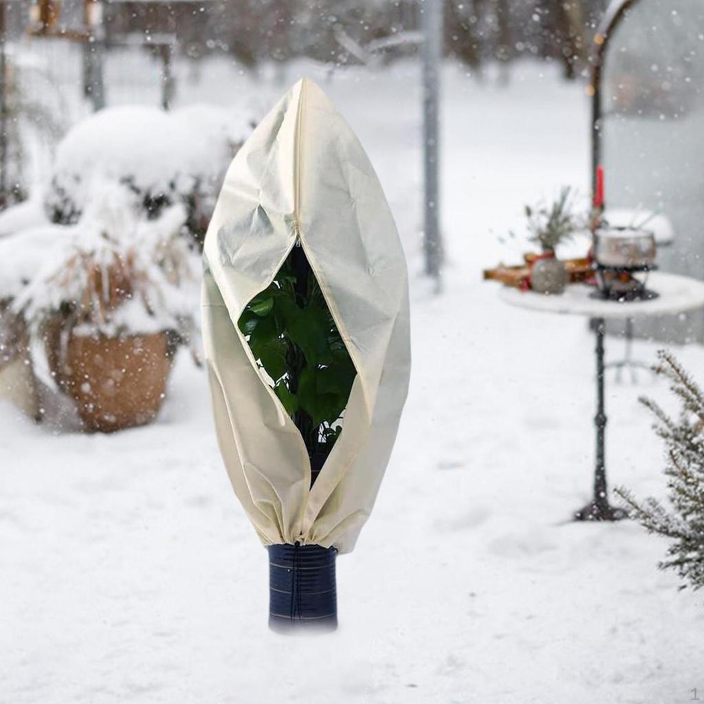 Plant Blanket Gardening Accessories Freeze Protection Bag for Potted Plants Backyard