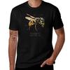 Detailed Wasp Illustration Tshirt Cotton T Shirts High Quality Unisex T Shirt Designer Tshirt