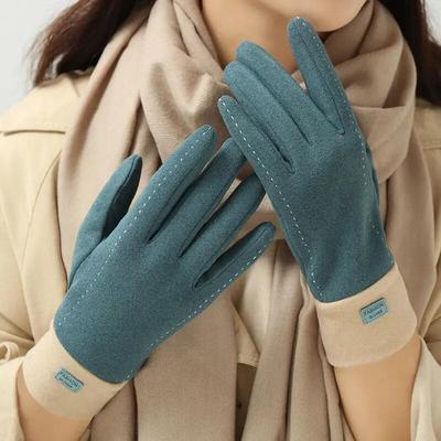 Damen-Winter-Fleece-Handschuhe aus kaltem und winddichtem, warmem Samt