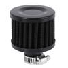 13mm Oil Mini Breather Cold Air Filter Fuel Crankcase Engine for Car Color:Silver