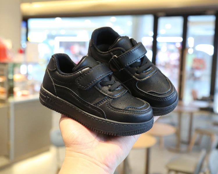 2025 Frühling & Herbst Kinder weiße Leder Sportschuhe - weiche Sohle für Jungen & Mädchen